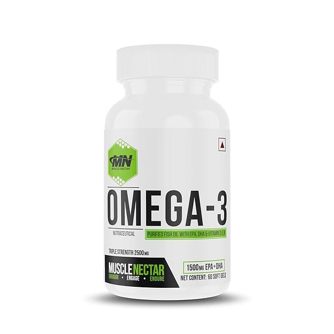 Muscle Nectar Omega 3 Fish Oil Triple Strength 1